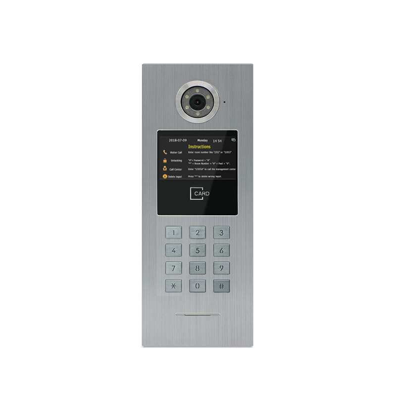 Ip Door Phone Joytimer Tuya IP Doorbell Video Door Phone For Multiple Apartment Intercom System To Work With Smartphone