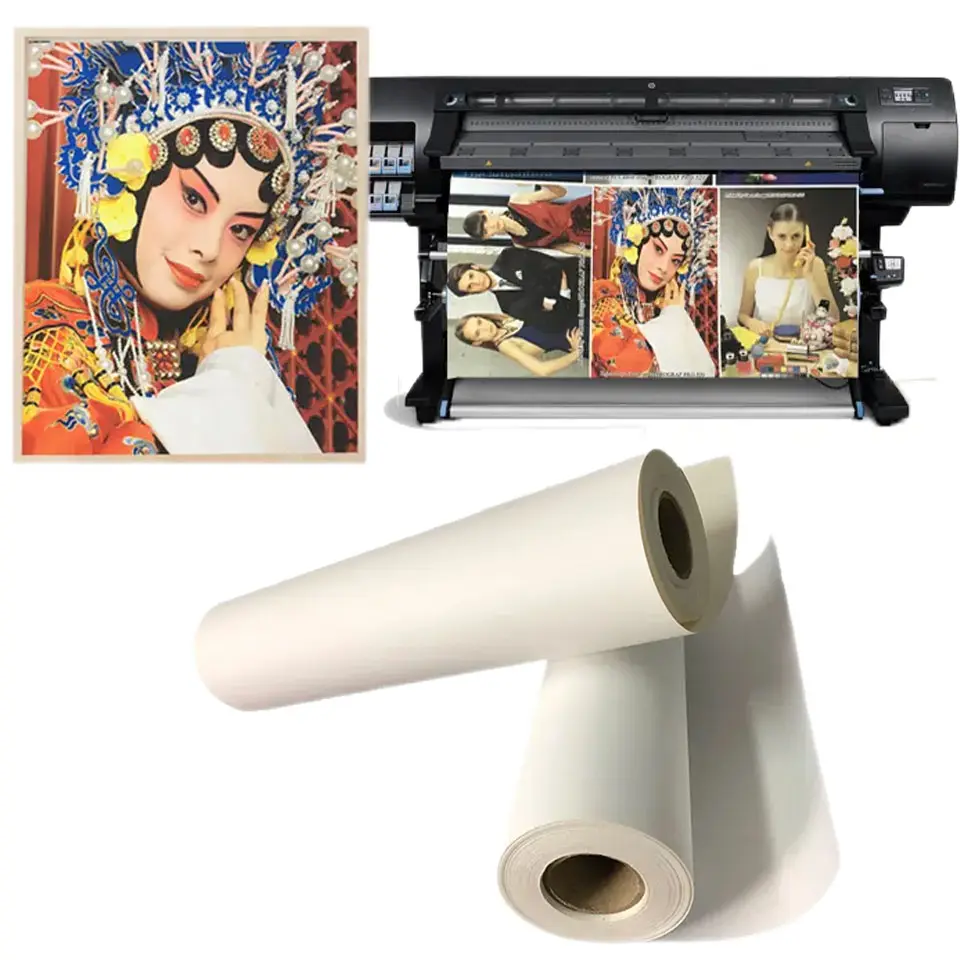 Factory wholesale 260g matte polyester canvas roll for inkjet print