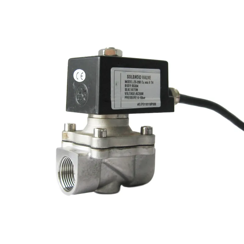Electronic Component Control Coil Open Normally Closed Solenoid Valve For 100% Safety