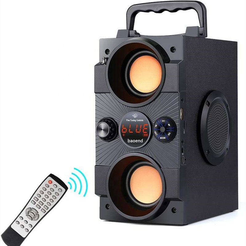 Audiophile high-end-lautsprecher Retro boombox,sub speakers power big bass caixa de som torre,wood blue tooth speaker for Вечерние