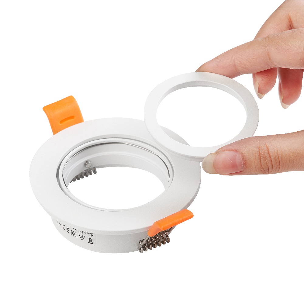 High quality gu10 g5.3 downlight kit adjustable recessed led spot light housing