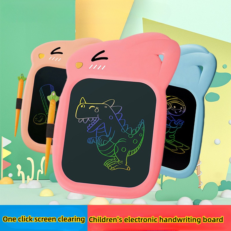 8.5-inch cute cartoon rabbit LCD drawing board digital LCD erasable smart writing board puzzle toy
