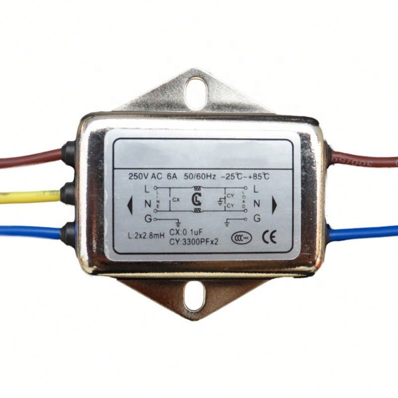 Линейный шумоподавляющий фильтр AC Power 6A 10A