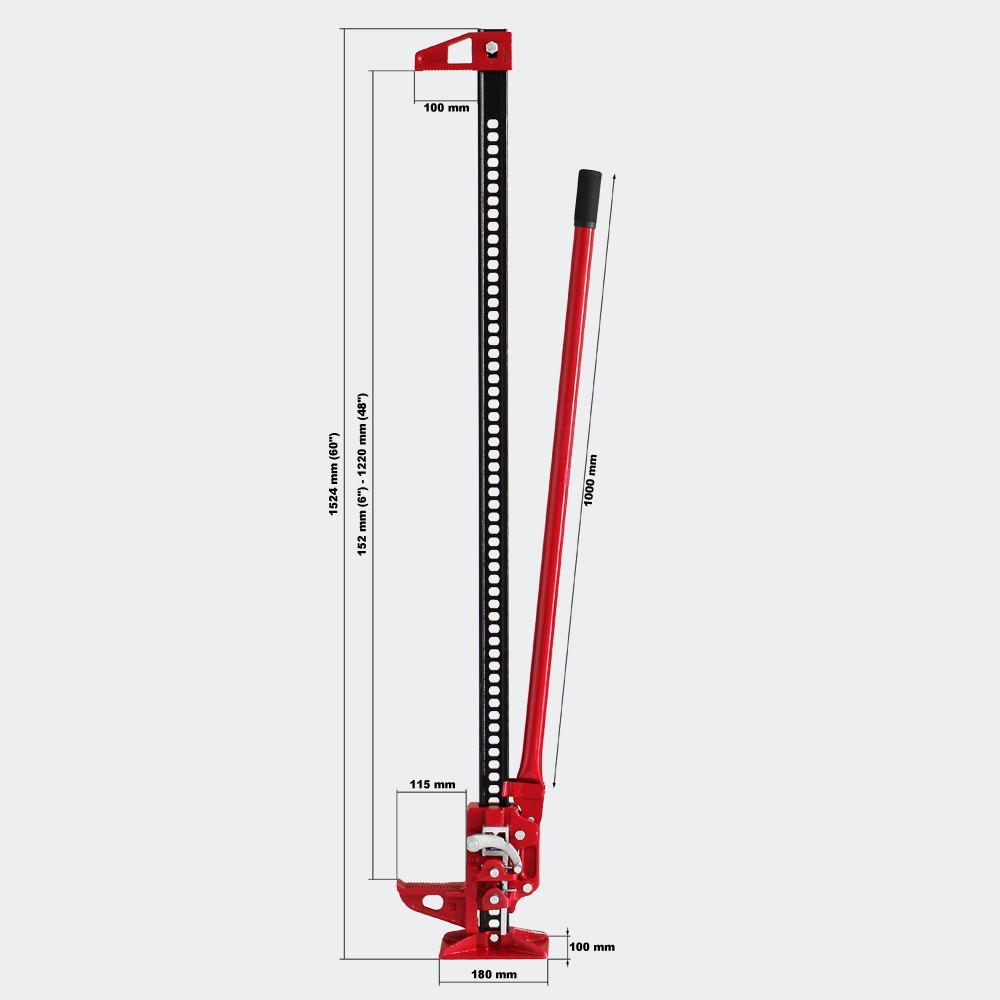 ENJOIN 60"4X4 Farm jack Tractor Off Road Truck SUV Bumper High Lift Stand Tool Farm jack