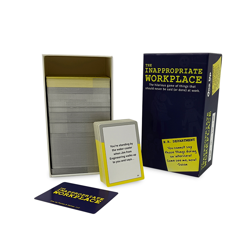 Eco-Friendly Custom Design Game Card Printing by Manufacturer Sets of Standard Matt Paper Card Game