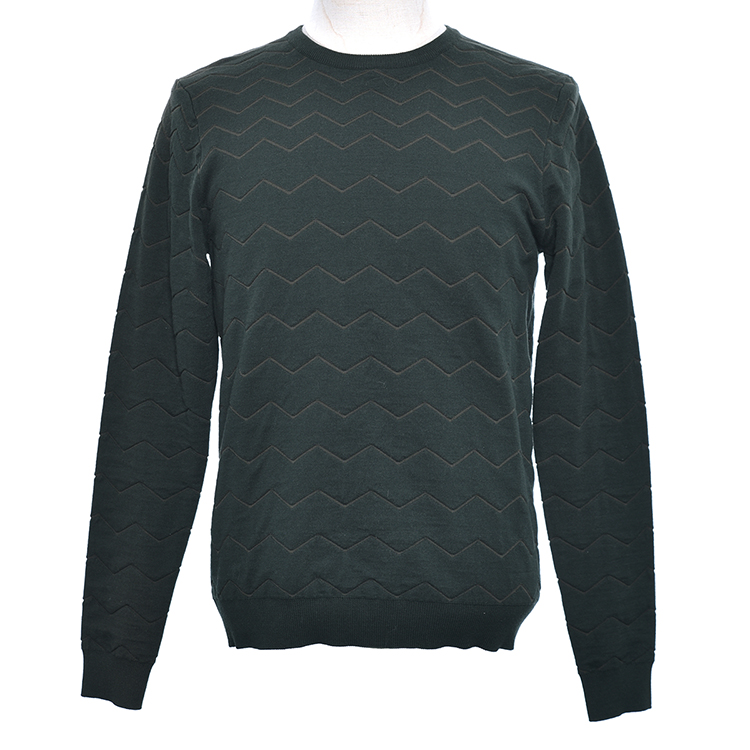 Высококачественный хлопковый свитер с высоким воротом Crewneck, мужской свитер на заказ