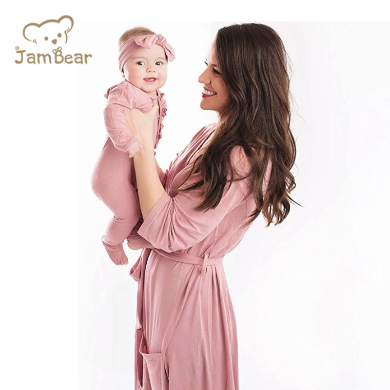 Халат Jambear из органического бамбукового волокна для кормящих мам, пеленка, одеяло для мамы, бант, для взрослых и мам