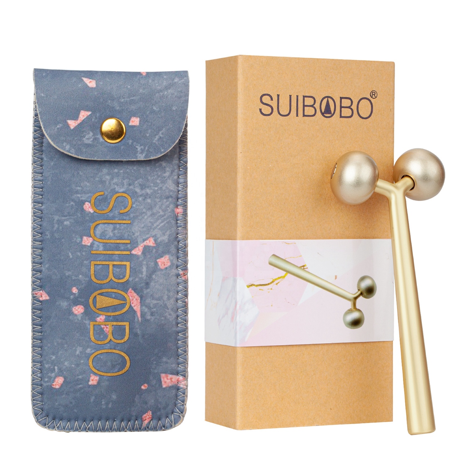 Suibobo beauty care 3D вращающийся инструмент для массажа лица v-образная форма ролик для ухода за кожей лица