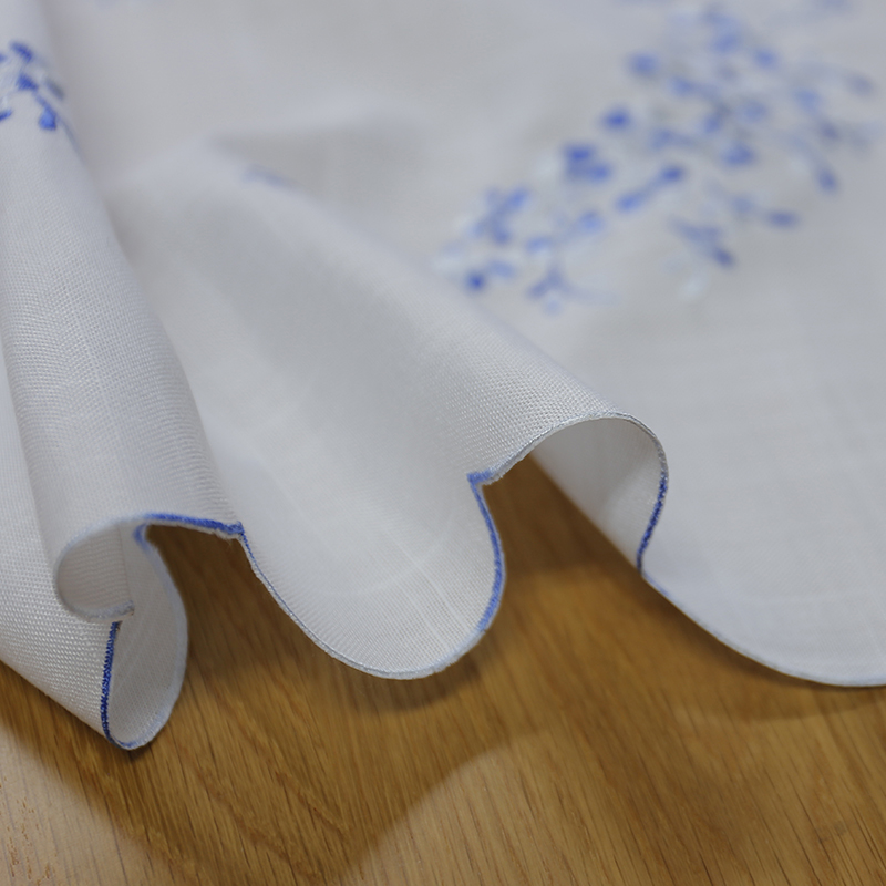 Flower Embroidered Handmade Polyester Tablecloth table cloths Wholesale table Cover Luxury Party Home Hotel Wedding