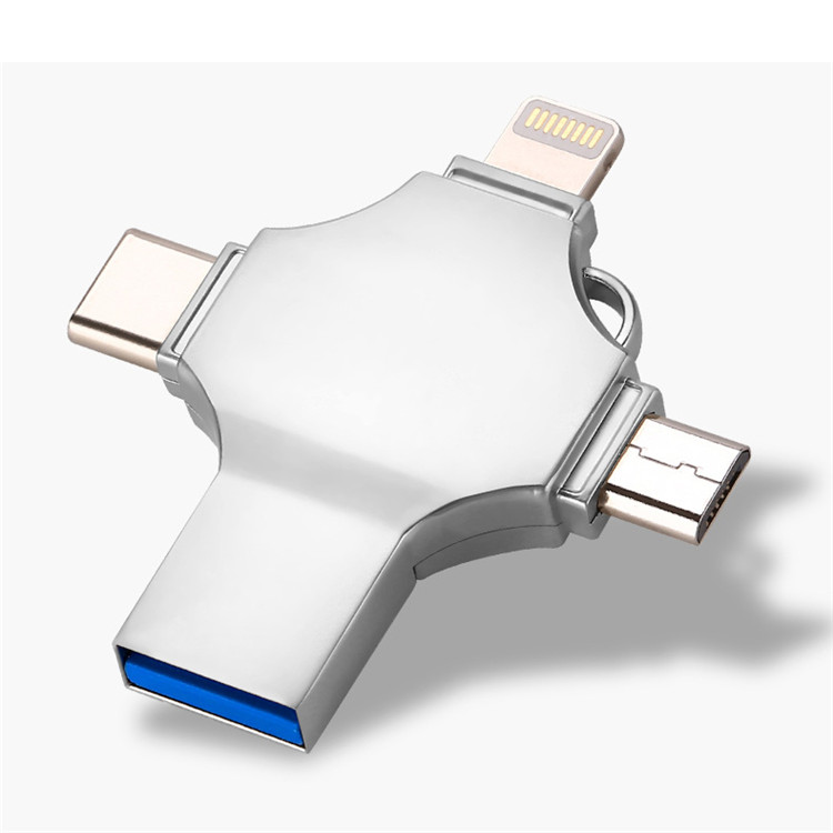4 в 1 OTG USB флэш-накопитель внешняя карта памяти USB Type-C