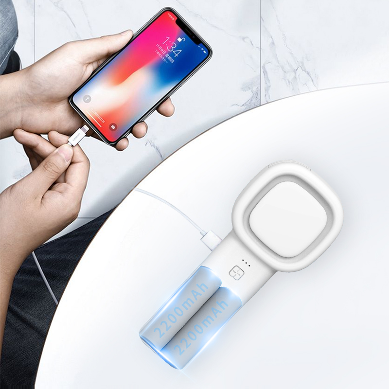 Заводская Прямая поставка 5 в USB Перезаряжаемый удобный мини-вентилятор с внешним аккумулятором