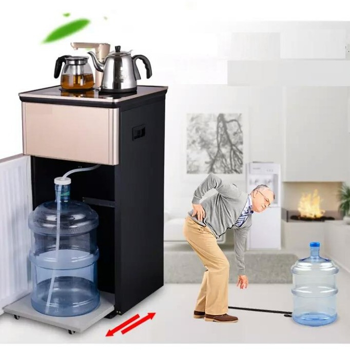 Automatic tea table bottle loading Bottom-mounted water dispenser cold hot water dispenser tea table