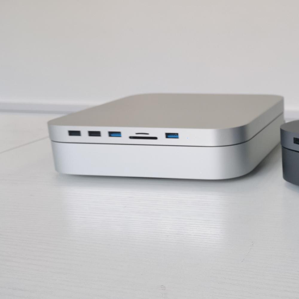 Док-станция MC25 Серебристая для mac mini 2020 M1, usb-хаб, корпус для Mac Mini HDD 2,5