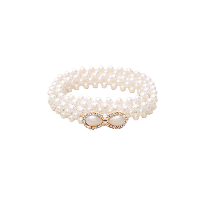 dress decoration elastic handmade waist beds crystal wholesale custom pearl rhinestone waist chain