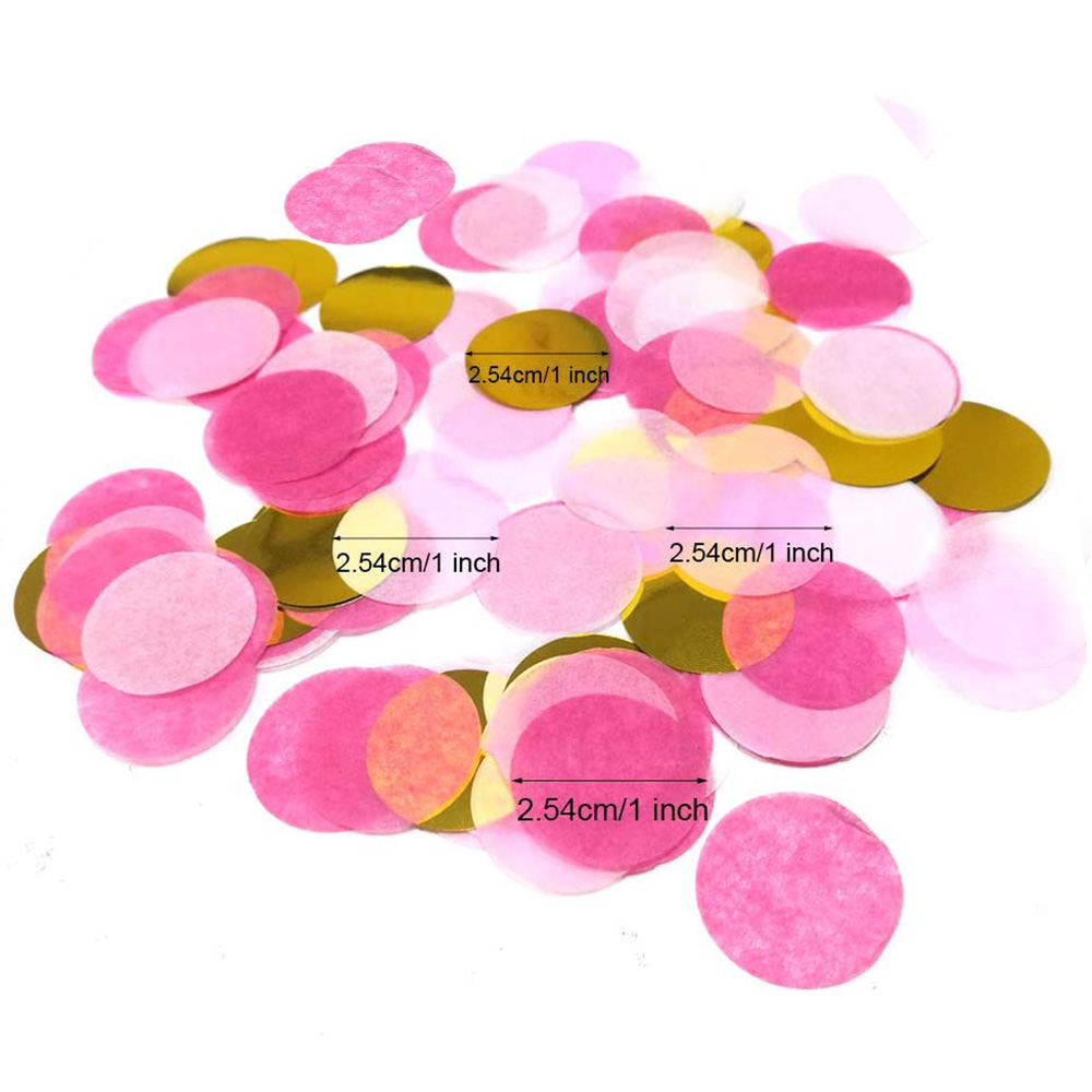 Latest Bulk Personalized Packed Biodegradable Round Heart Tissue Papers For Wedding Holidays