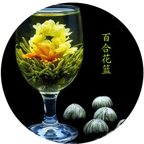 Orange Taste Flowering Tea,Blooming Tea Ball,Fruit Tea