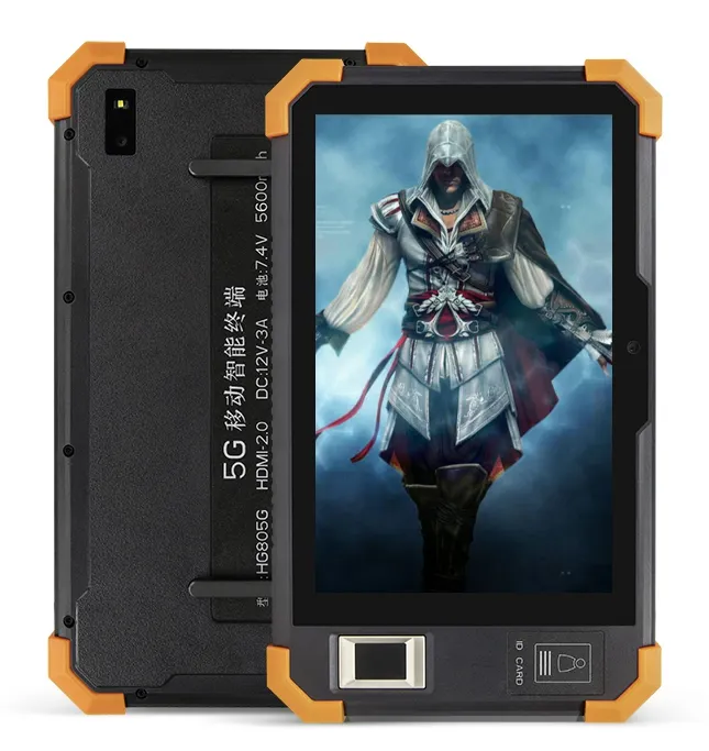 Outdoor 3G 4G Industrial Rugged Android Tablet PC 8 Inch IPS FHD Touching Screen IP65 Waterproof With GPS