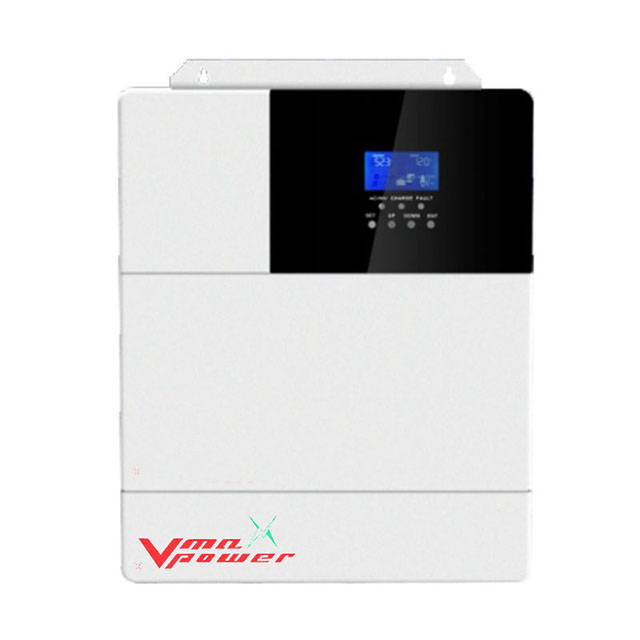 Vmaxpower солнечная панель Гибридный инвертор 3 кВт 60A 120VAC ЖК-экран дизайн для динамического отображения данных системы и состояния работы