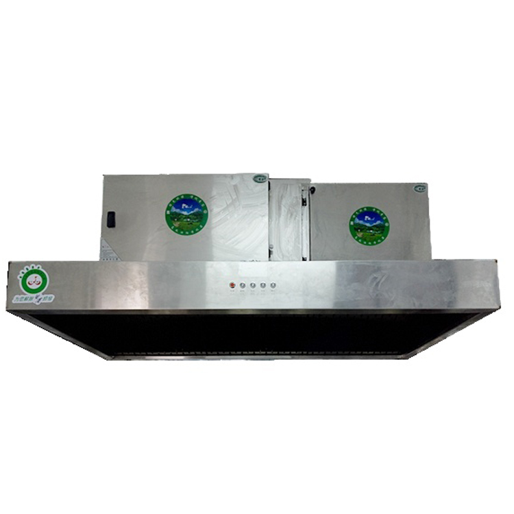 Commercial kitchens stainless steel exhaust smoke all-in-one hood with esp