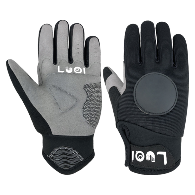 Black leather gloves military gloves tactical moto gloves