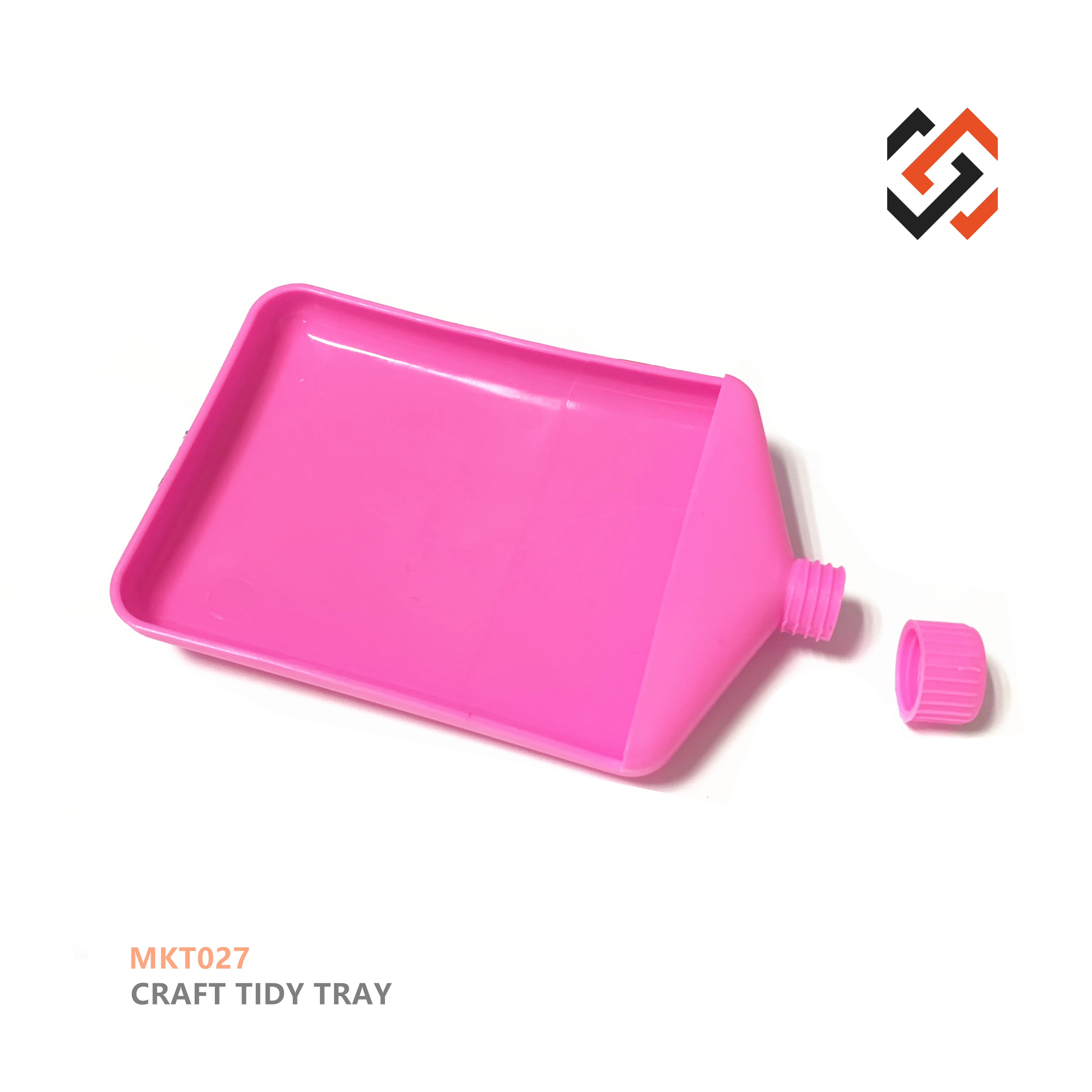 PopTings Hot Sale tools jewelry Craft Tidy Tray MKT027 Funnel Tray in Pink