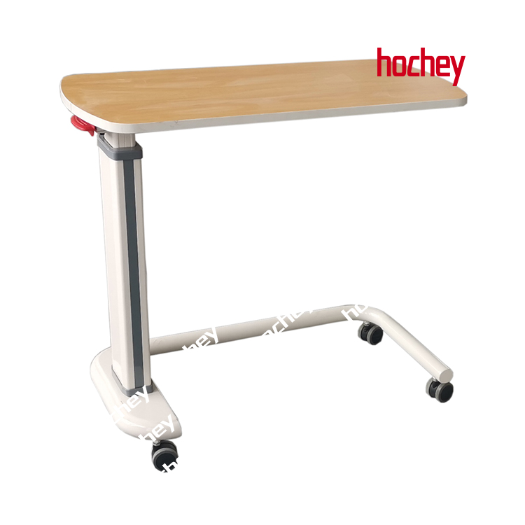 Hochey Multifunctional Mobile Patient Overbed Dining Table For Hospital