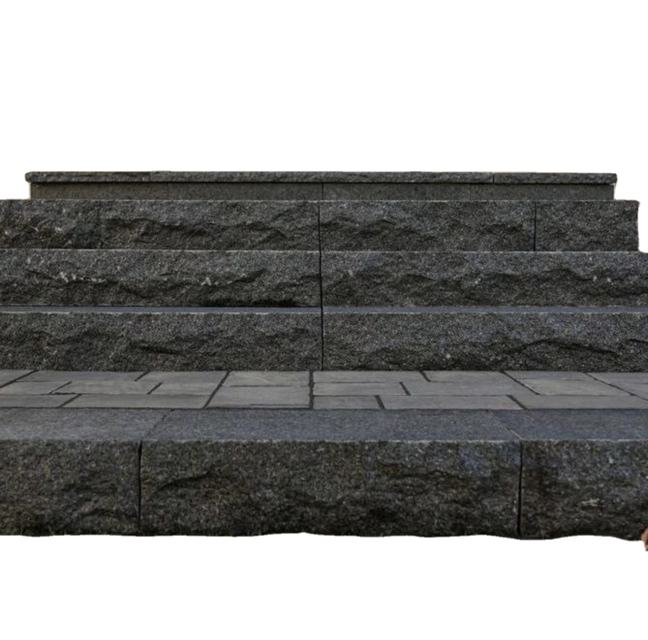 Natural Granite Stone Paving Treads USA Style Curbstone for Outdoor Park Modern Design Style Exterior Applications