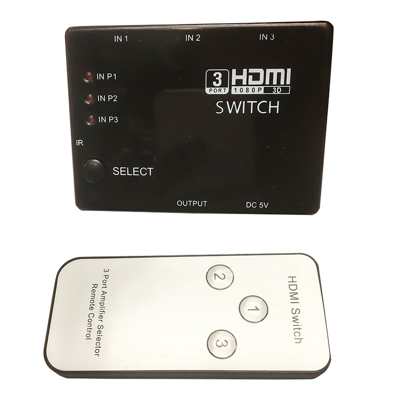 HDMI переключатель с пультом дистанционного управления 3 в 1 зарядное устройство с 3 usb-портами для HDMI селектор поддерживает 1080P 3D HDMI1.4 для HDTV PS4 игровых консолей ПК и многое другое