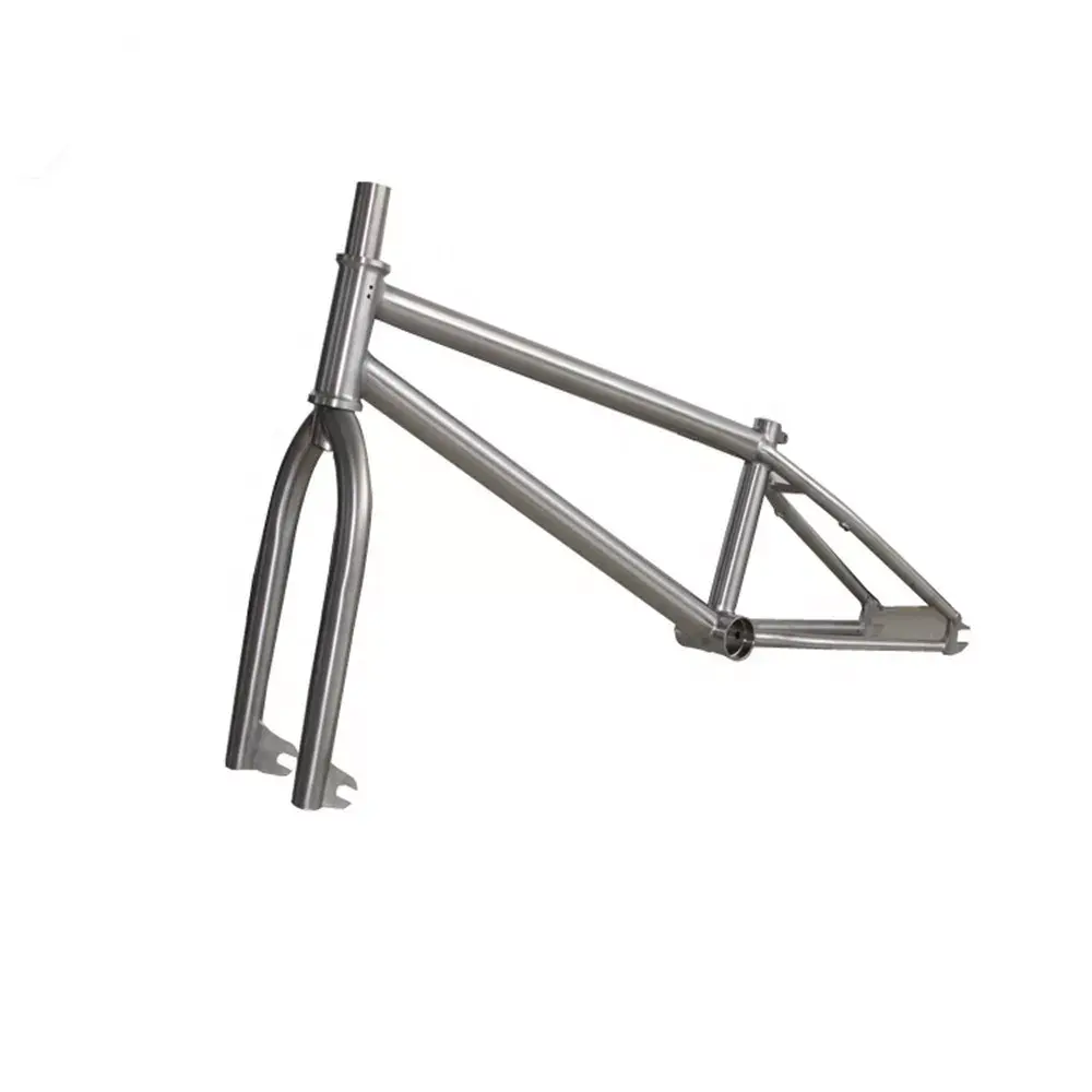 Factory Direct Wholesale Titanium Gravel Bike Bicycle Frame With Thru Axle Dropout