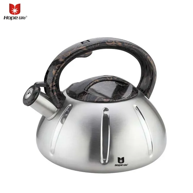 marble coating handle tea kettle stainless steel for induction cooker