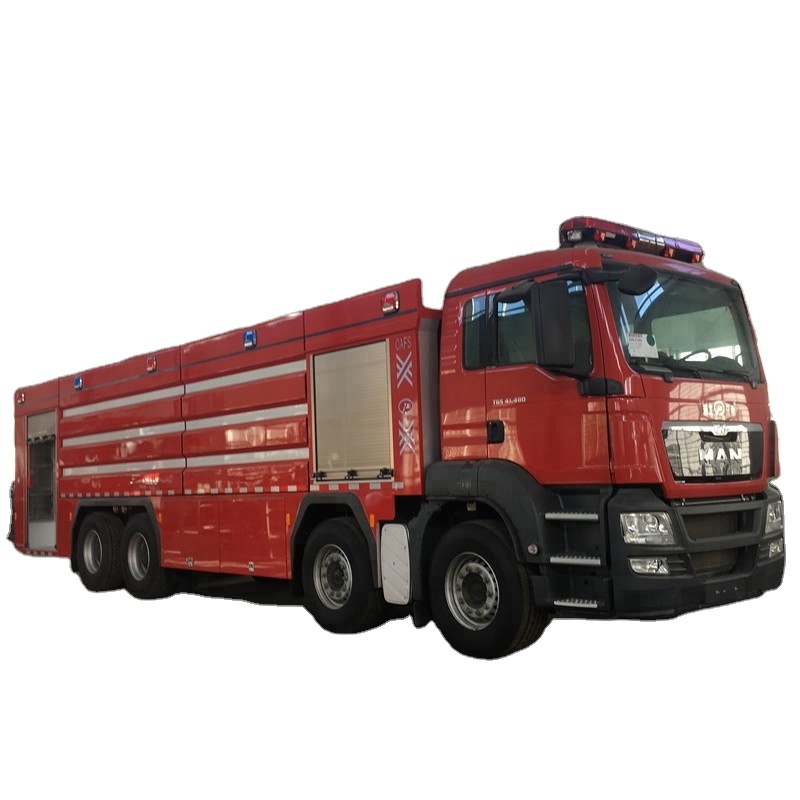 Top-end MAN 8x4 ведущий 4-осевой военный пожарный двигатель для танкера, пенопласта