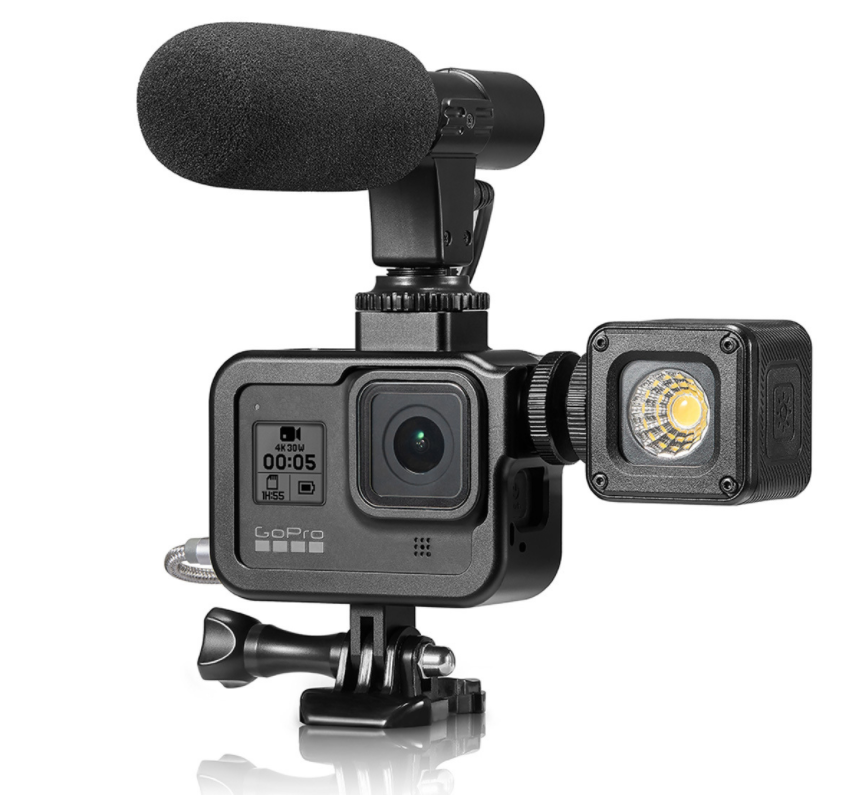 Xueren CNC корпус из алюминиевого сплава защитный корпус крышка крепление для gopro Hero8 черная клетка аксессуары для камеры с Bas