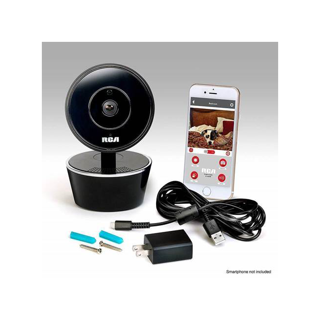 RCA ПЭТ камера WiFi HD 2-полосная аудио движения с ночным режимом оповещения