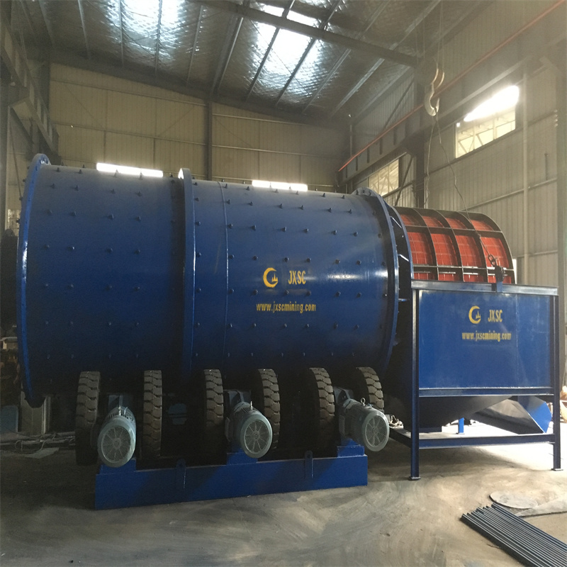 Rotary trommel scrubber wash machine for sale