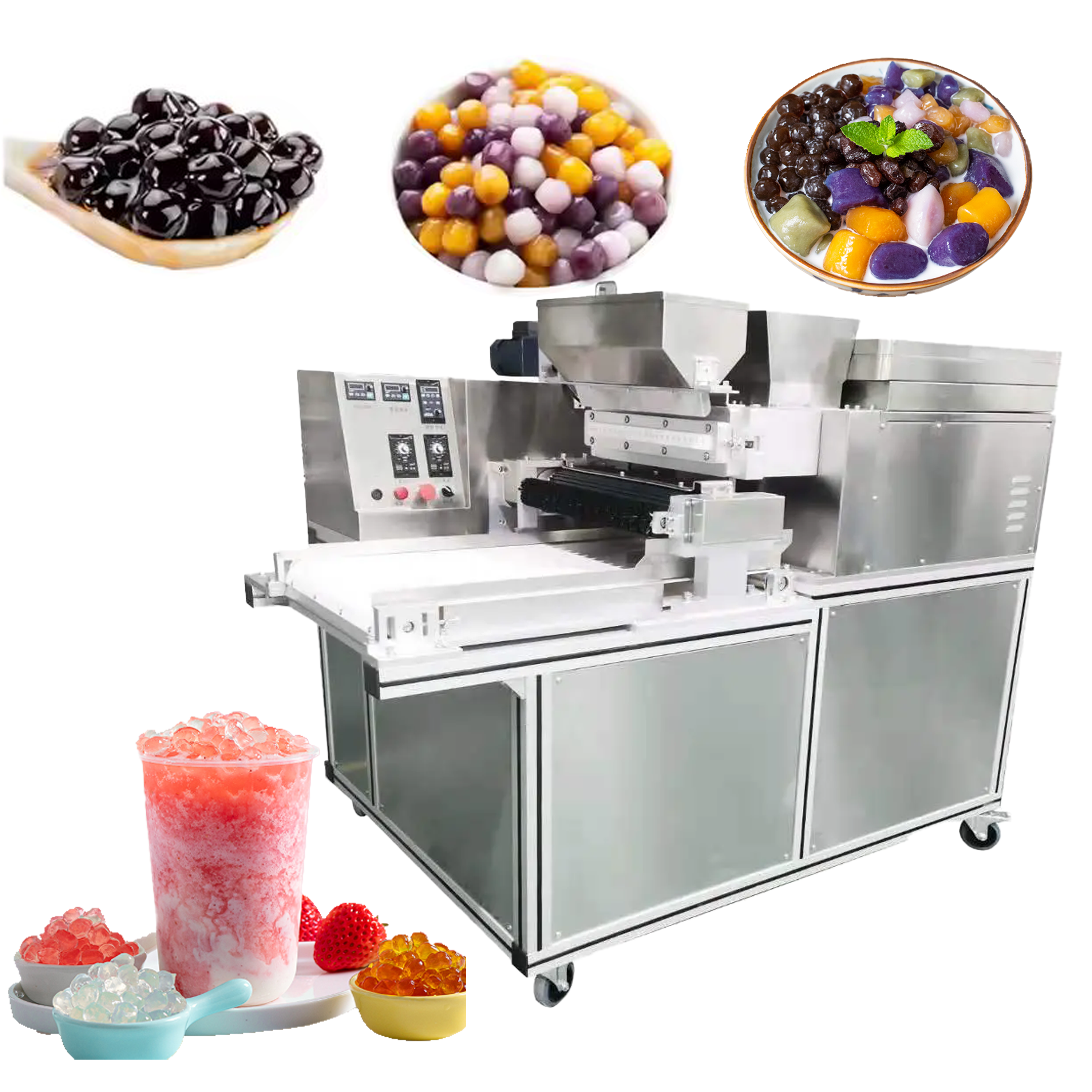 Milk Tea Popping Boba Maker Tapioca Starch Round Pearls Ball Forming Machine Factory sales
