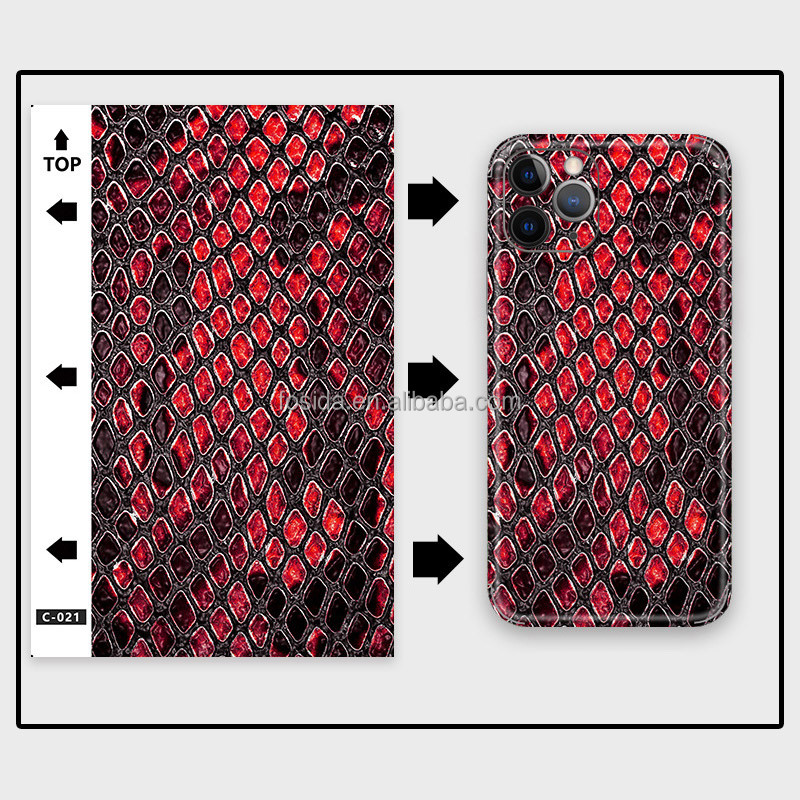 3D DIY aligator кожаный чехол для телефона универсальная Виниловая наклейка для мобильного телефона