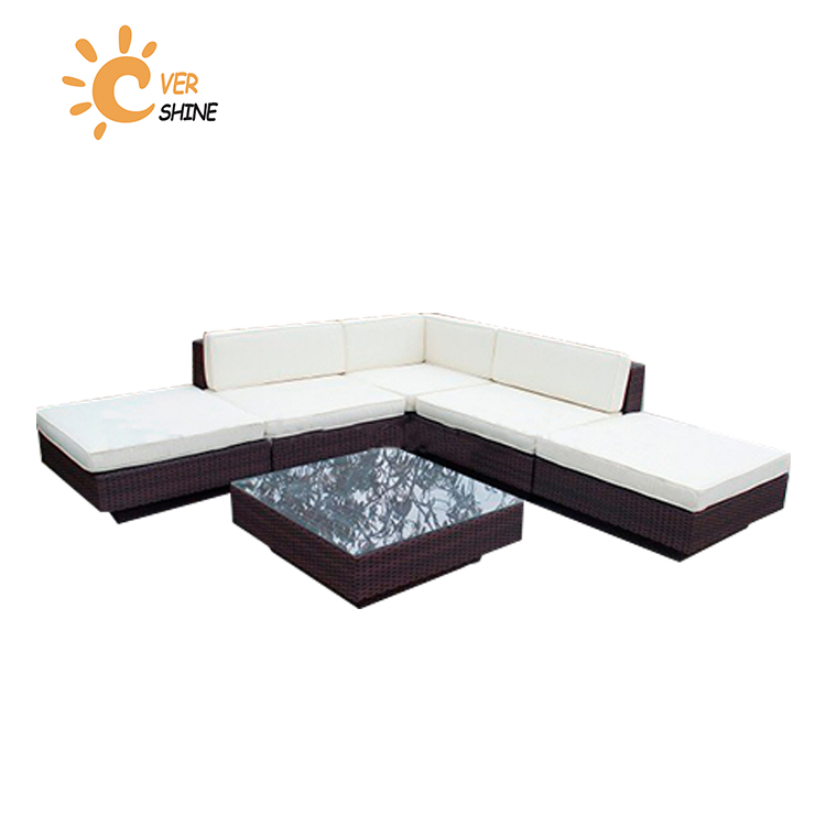 Good Quality Garden Rattan Outdoor Furniture Corner Sofa Set