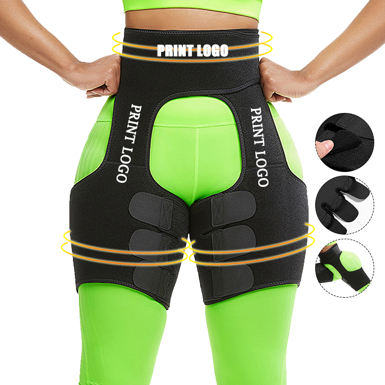 Wholesale High Quality Elasticity Compression Push Up Hip Shapewear Sauna Sweat Waist Trainer Neoprene Thigh Shaper