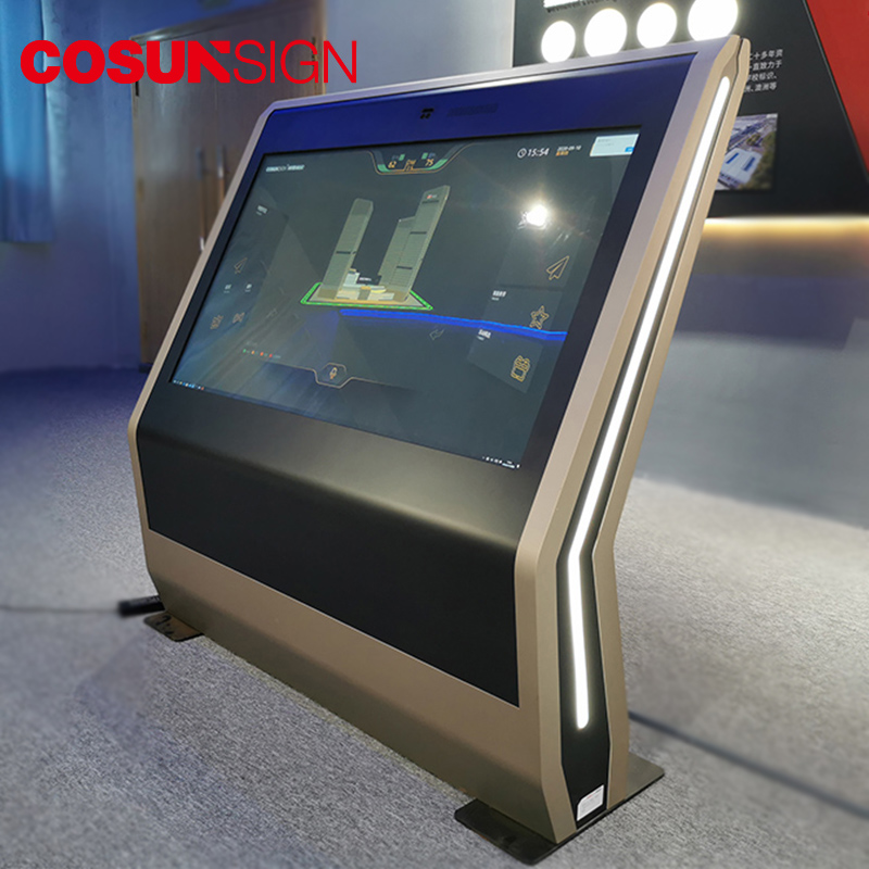 Cosun Новый сенсорный экран медиаплеер напольная стойка 3D ЖК-дисплей наружная цифровая вывеска