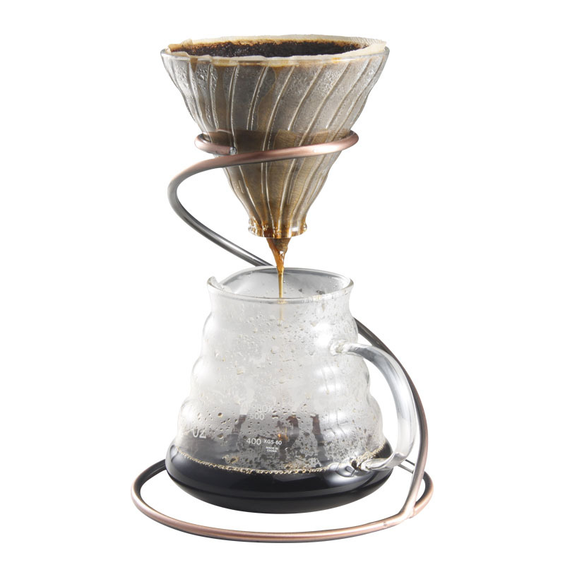 Горячая распродажа! V60 залить чашки для размешивания кофе из нержавеющей стали фильтр выставочная панель Воронка-дриппер для кофе с подставкой