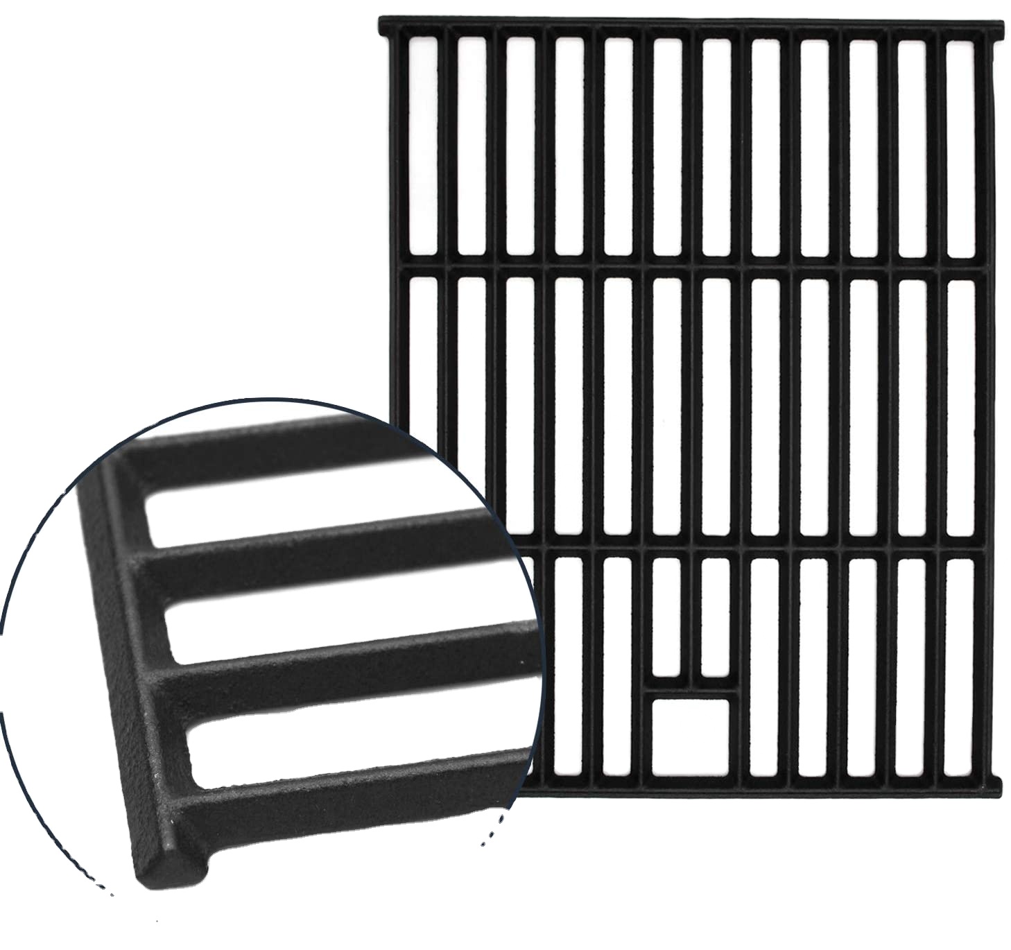 2021 High quality 17 1/4 Inch Cast Iron Cooking Grill Grates Replacement Parts