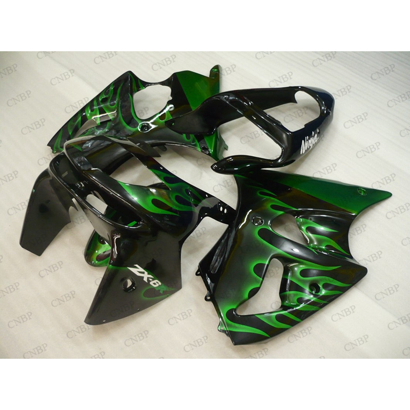 636 Zx-6r 99 обтекатель для Kawasaki Zx6r 99 мотоциклетные обтекатель ниндзя Zx-6r 1998 - 1999 кузов жемчуг зеленый пламени