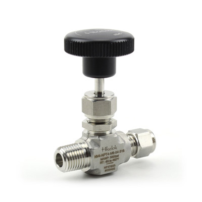 Hikelok high temperature Hydraulic angle needle valve ss316 1/2