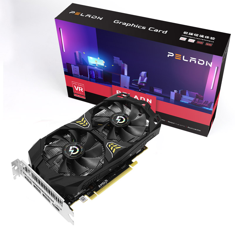 Новые видеокарты RX580 AMD RX 580 8G для GDDR5 GPUVideo карты RX 580 8 ГБ 256 бит 2048SP компьютер VGA 580 RX