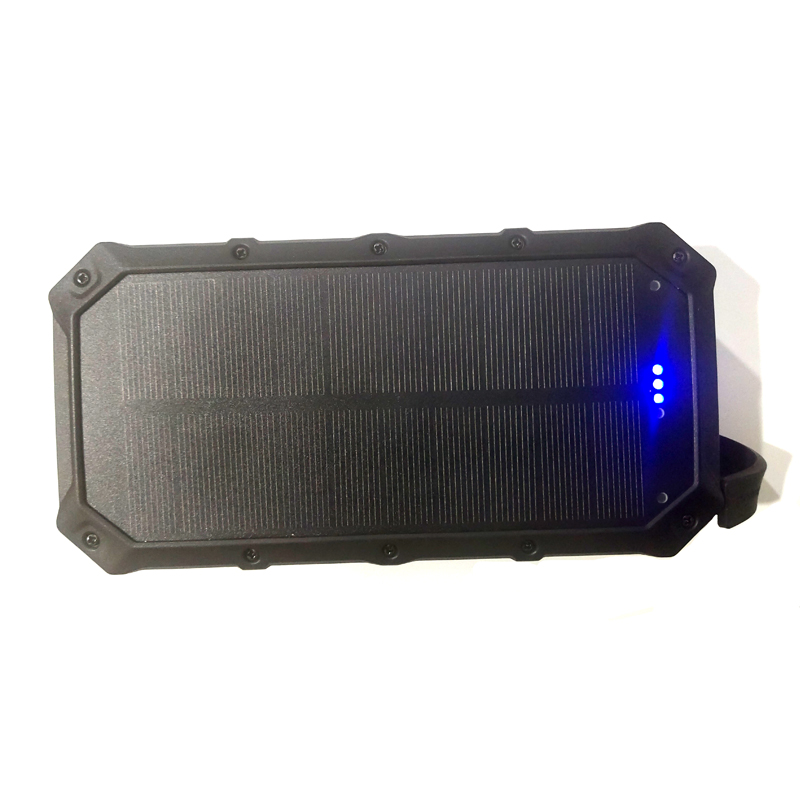 High capacity portable solar powerbank 42000mAh dual USB phone laptop wireless fast charger waterproof solar panel power bank