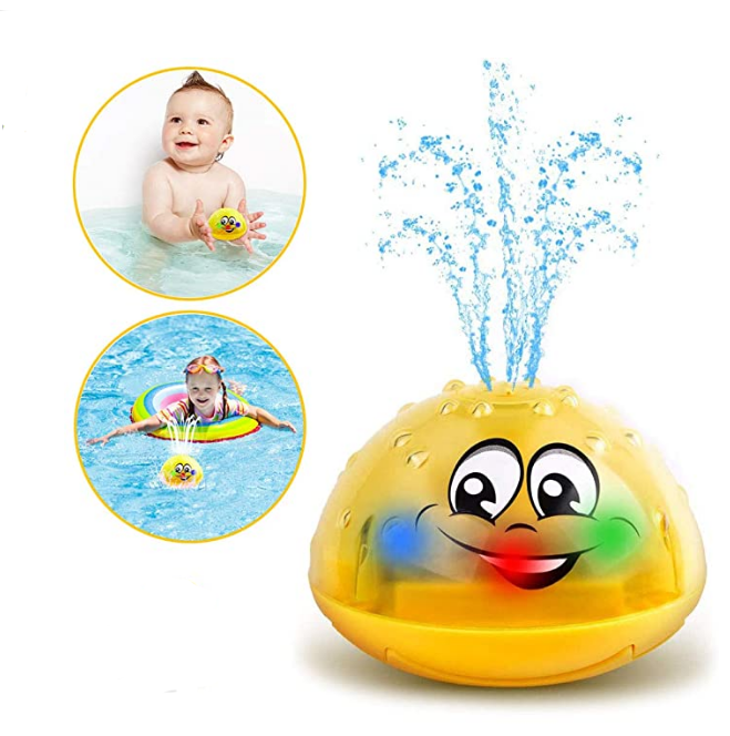 Игрушка водная BO Spray со светодиодной подсветкой для бассейна, уличные Игрушки для ванны, для детей, мальчиков, девочек, малышей, на день рождения, семейные игры, подарки