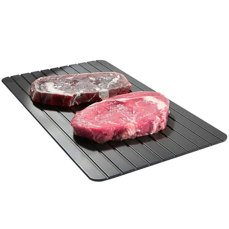 2021 Aluminum Frozen Food Quick Defrosting Tray For Frozen Meat Board Meat Defrost Kitchen Gadget Tool Food Grade Thawing Plate