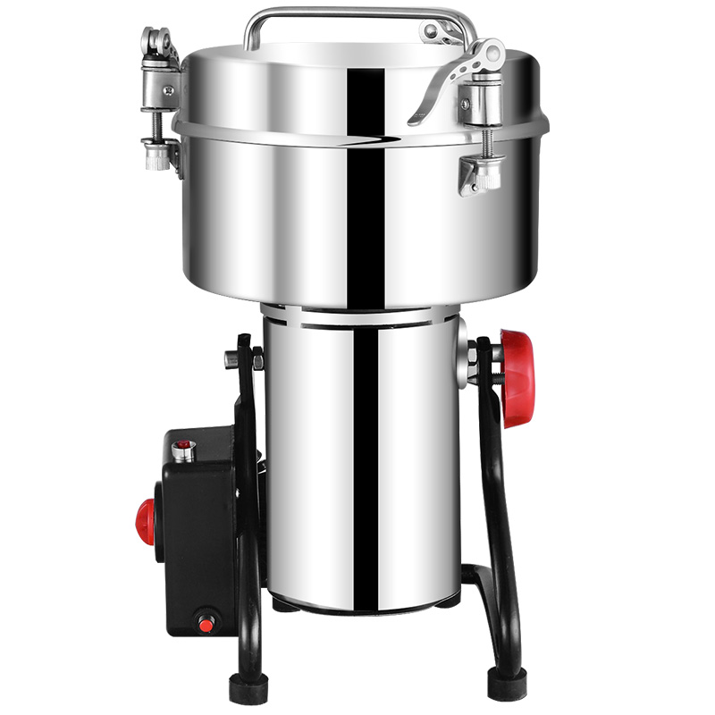 OOTD 1000g High Speed Powder Machine Herb Grain Grinder Flour Mill Blade Coffee Grinders Electric Stainless Steel 9.5 Kg/pcs 220