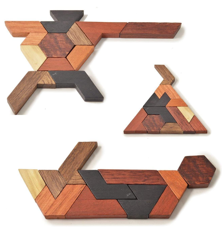 Wooden Puzzle for Children and Adults Challenging Puzzles Wooden Brain Teasers Puzzle for Family Portable best gifts