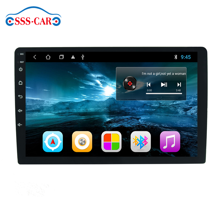 Универсальный 9 '' / 10'' автомобильный Android мультимедийный Dvd-плеер с навигацией Wifi